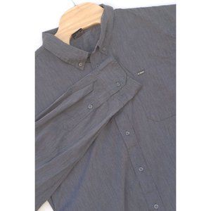 K-WAY Technical Design Shirt Men's‎ Size 4XL Long Sleeve Slate Grey